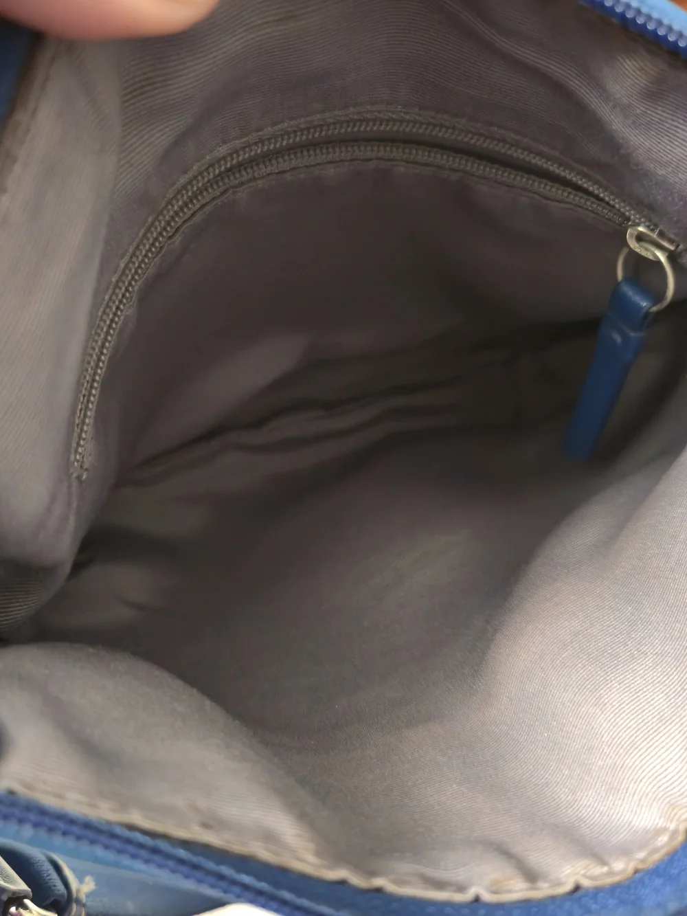 Coach blue y2k pleated soho crossbody
